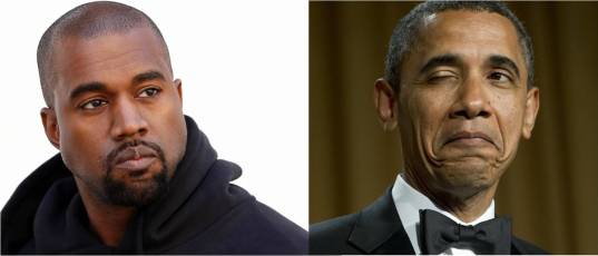 Kanye West y Barack Obama