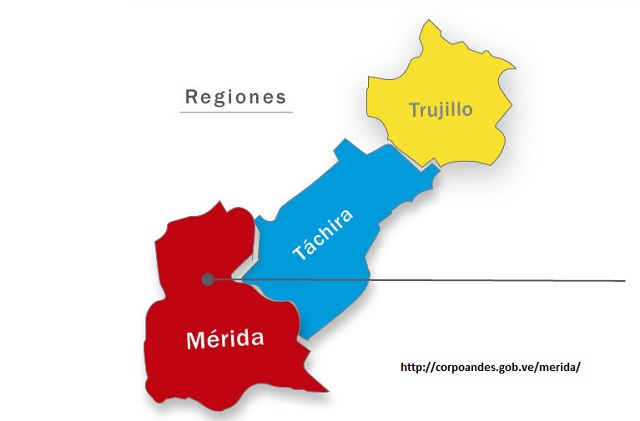El mapa de Corpoandes de la región andina es una verdadera vergüenza (mapa)