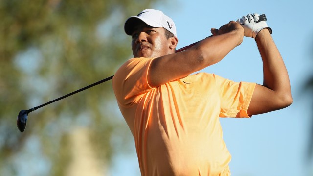 during the final round of the Bob Hope Classic at the Palmer Private course at PGA West on January 23, 2011 in La Quinta, California.