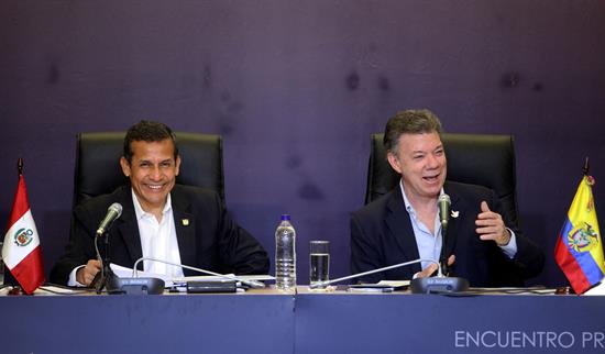 Santos y  Humala se reúnen en Medellín