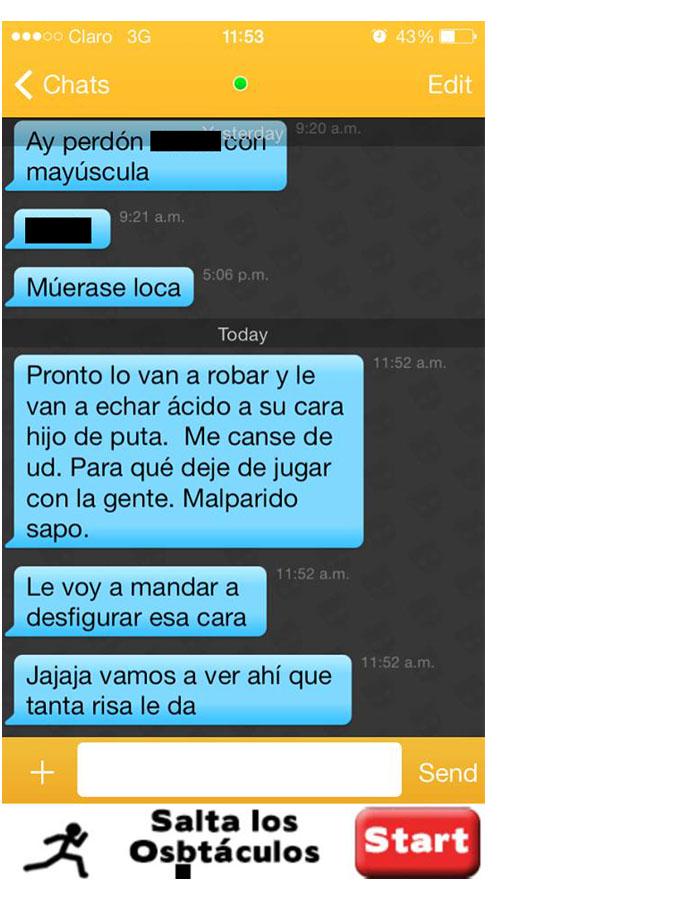 El caso del estudiante gay amenazado a través de una app