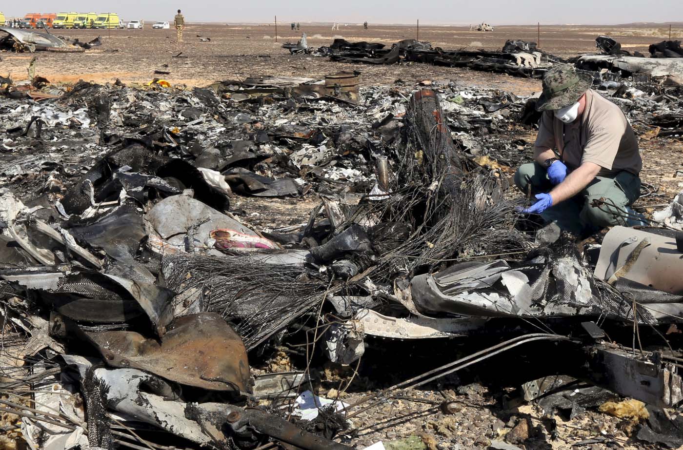 Egipto admitió por primera vez que avión ruso siniestrado fue derribado