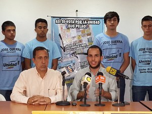 Movimiento estudiantil apoya al candidato José Guerra