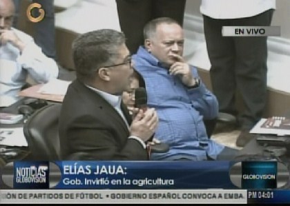 ¿Diosdado y Cilia le estaban “soplando” el discurso a Elías Jaua en la AN? (Video)
