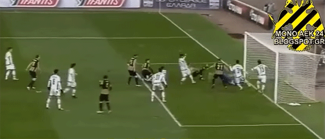 Ronald Vargas marcó su sexto gol con el AEK Atenas (Video)
