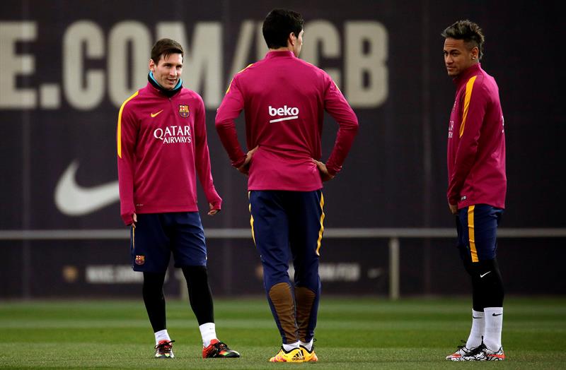 Messi vuelve a entrenar con el Barça tras su tratamiento renal