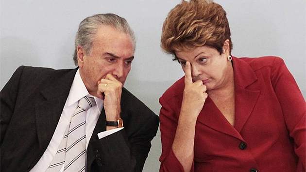 Michel Temer y Dilma