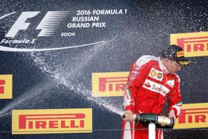 Raikkonen alcanzó el podio 700 de la historia de Ferrari