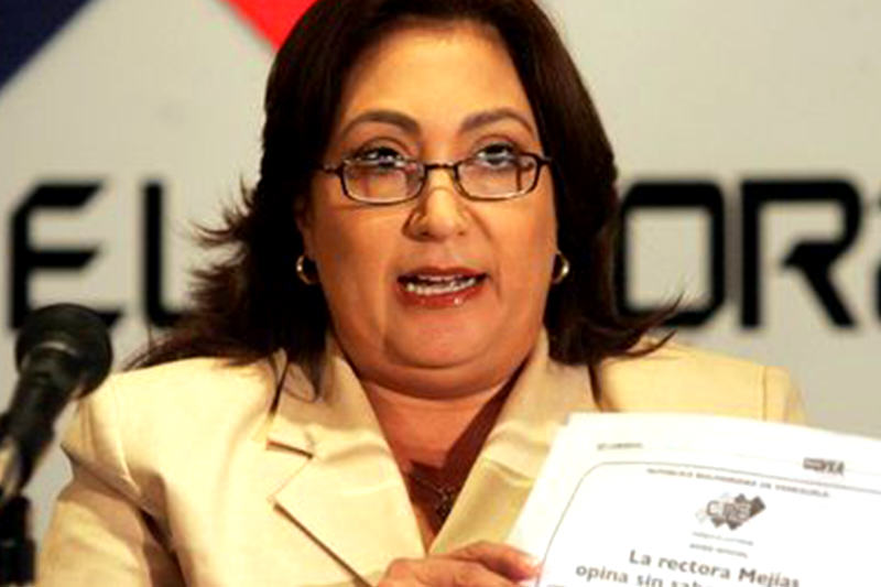 Sobella Mejías: “El CNE no está ahí para decir si le gusta o no el revocatorio”