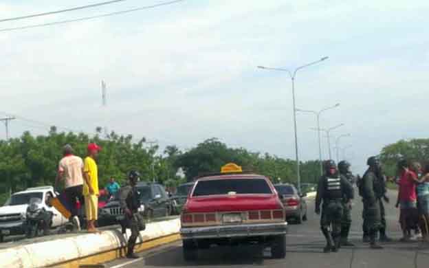 GNB en Cabimas reprimió el hambre a perdigonazos