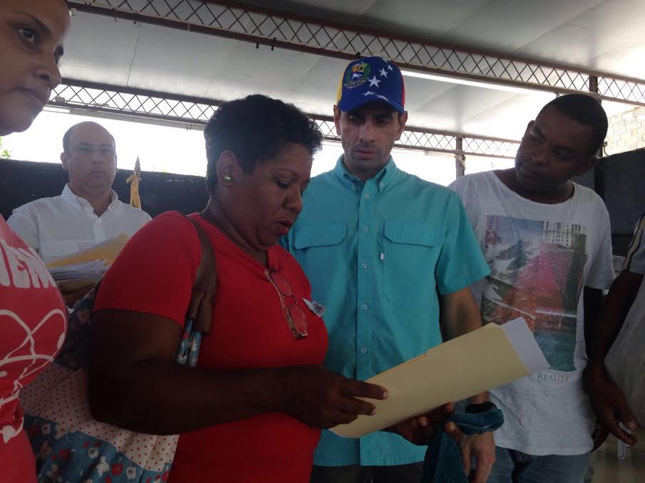 Capriles: Un fracaso estruendoso para el Gobierno resultó el proceso de exclusión de firmas