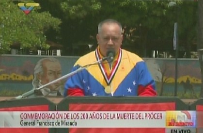 Diosdado Cabello: La oposición ataca a los hombres y mujeres de uniforme
