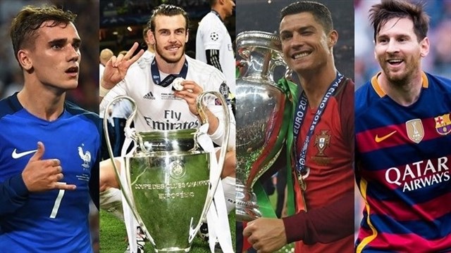 Messi, Ronaldo, Bale y Griezmann
