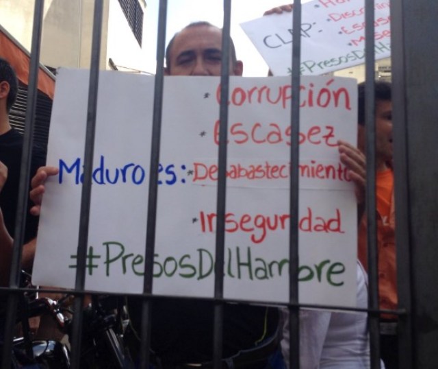Protesta en La Candelaria 