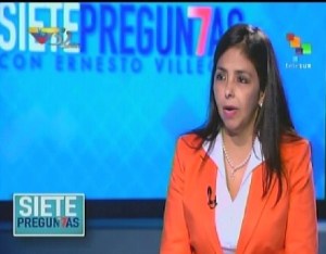 Para Delcy Rodríguez, Venezuela “está ejerciendo” la presidencia pro témpore del Mercosur