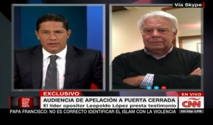 #ConcluVzla Felipe González: Se han vulnerado los derechos de la defensa de Leopoldo López