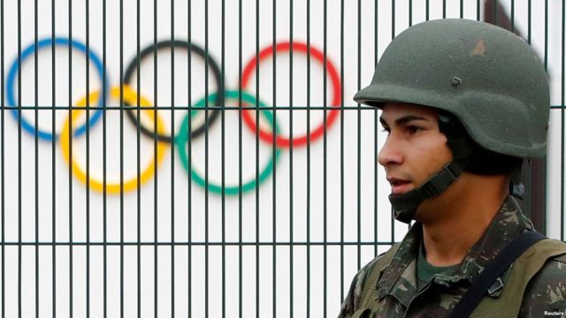 De 51 países que apoyan la seguridad contraterrorismo en los Juegos Olímpicos de Río de Janeiro, el esfuerzo de Estados Unidos es el segundo mayor después de Brasil