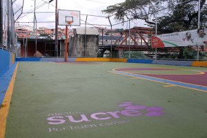 Alcaldía de Sucre recuperó espacio deportivo con el plan “Vive tu Espacio”