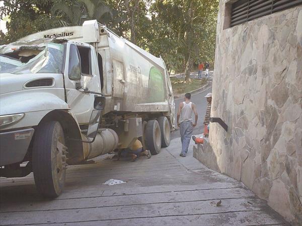 Compactadores en mal estado