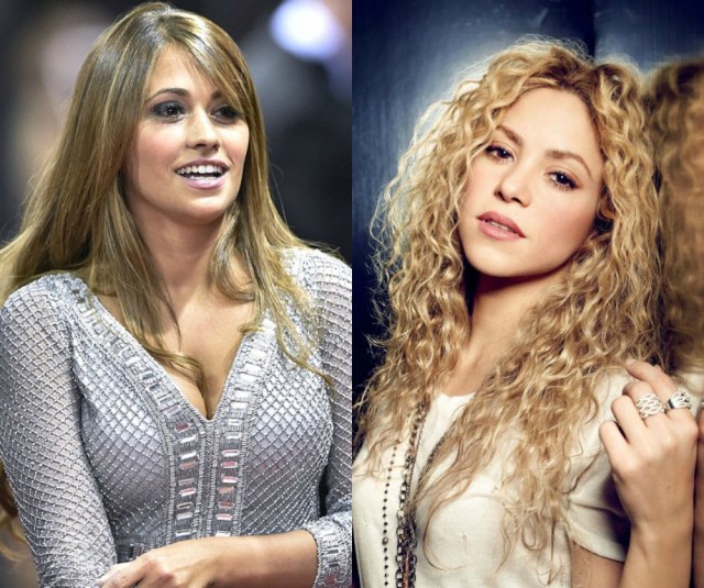 Foto: Antonella Rocuzzo y Shakira