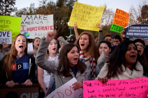 “¡No es mi presidente!”: Más protestas contra el triunfo de Trump