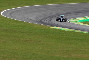 Nico Rosberg fue el más rápido en las terceras pruebas de Brasil