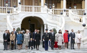 La familia Grimaldi en pleno durante la Fiesta Nacional de Mónaco (fotos)