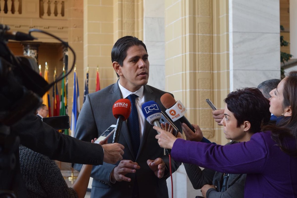 Lester Toledo desde la OEA: Regresaré a Venezuela al terminar gira internacional