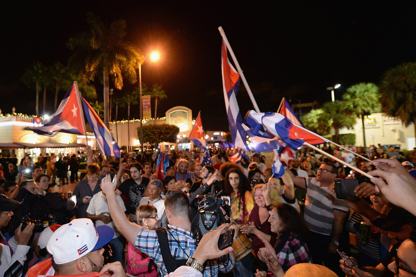 ¡Cuba libre!, Miami es una fiesta tras muerte de Fidel Castro (Fotos)
