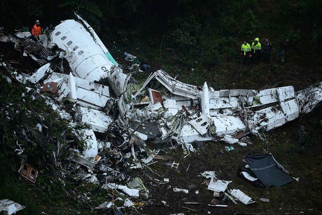 accidente avion Chapecoense colombia