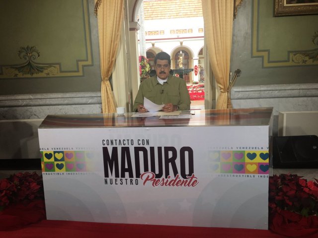 nicolas maduro contacto