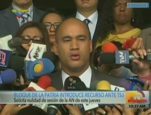 Héctor Rodríguez solicitó al TSJ se declare nula la nueva junta directiva de la AN