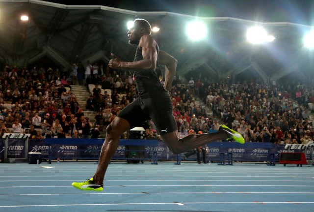 Jamaica's Olympic champion Usain Bolt runs during the final night of the Nitro Athletics series at the Lakeside Stadium in Melbourne, Australia, February 11, 2017. REUTERS/Hamish Blair