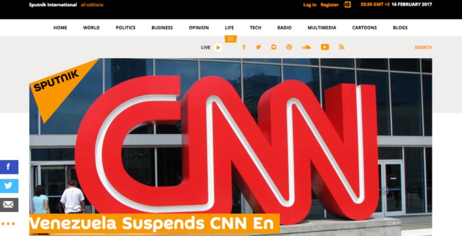 Así reseña la prensa de internacional la orden de Maduro de sacar del aire a CNN en Español