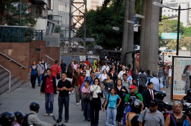 caracas caos sin metro transporte