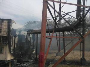 Incendio en estación de Movilnet afectó el servicio en varias zonas de los Valles del Tuy