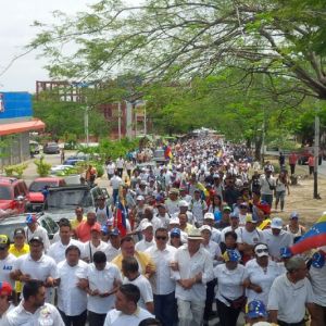 En Guayana marcharon en homenaje a los caídos y al sufrimiento del pueblo venezolano (fotos)