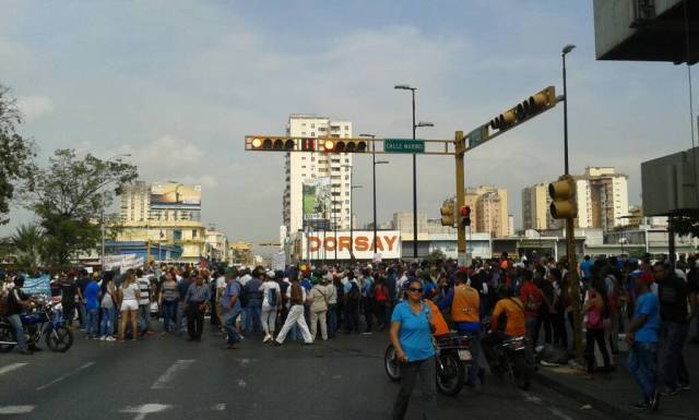 Plantón Plaza Bicentenaria Aragua