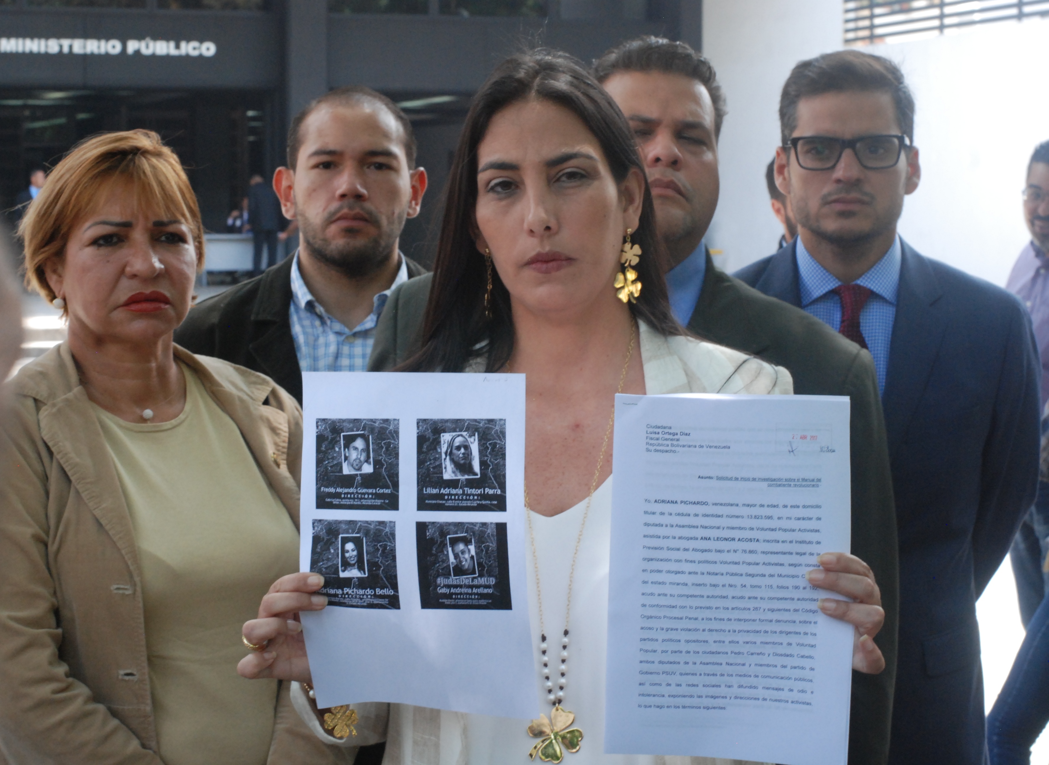 Diputados de Voluntad Popular exigen en Fiscalía investigar responsables de la represión contra el pueblo