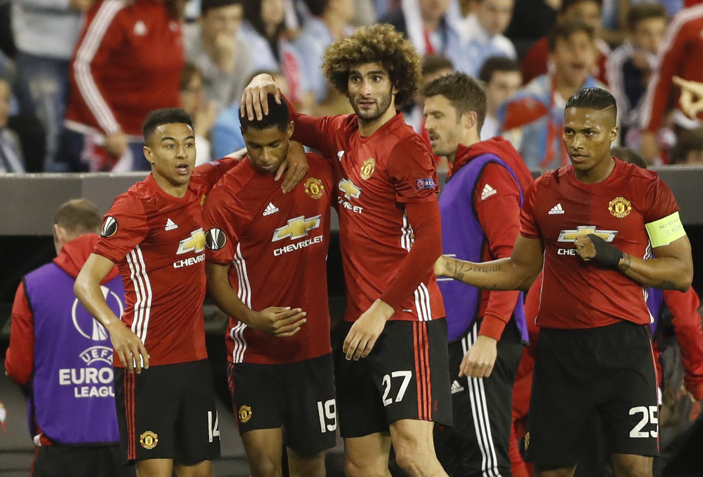 Manchester United gana al Celta y se acerca a la final de la Europa League