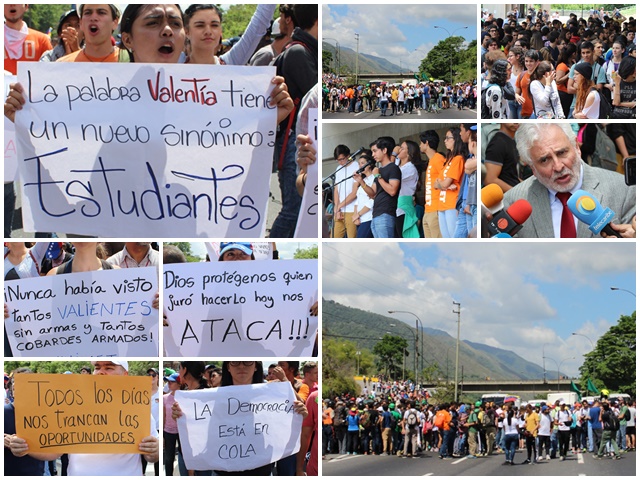 En Fotos: Así transcurrió la asamblea estudiantil en la Unimet #4May