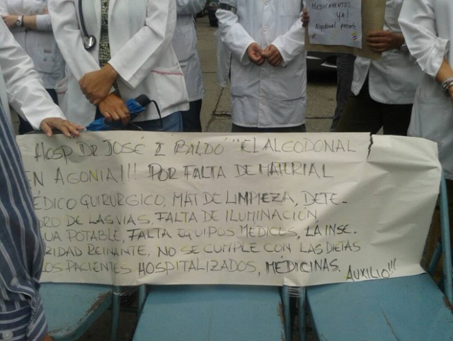 Médicos en protesta / Cortesía 