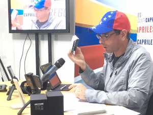 Capriles: Maduro dio orden a cuerpos del Estado de acabar con protestas en 8 días