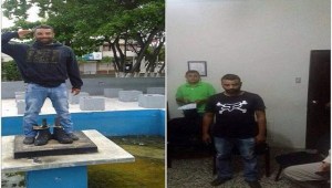 Justicia militar procesará a dos menores de edad por tumbar la estatua de Chávez en Zulia