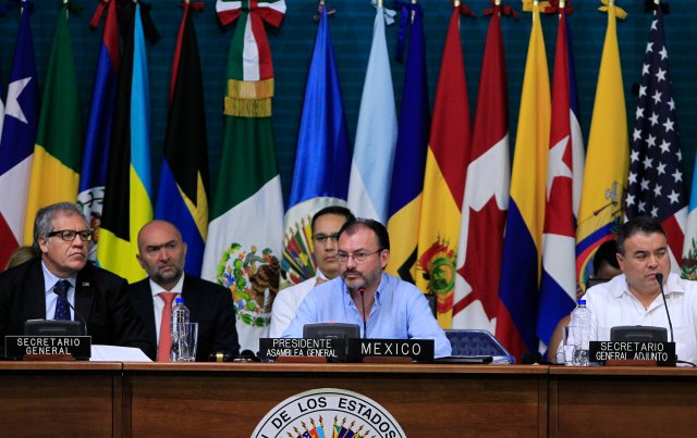 La Asamblea Genral de la OEA en Cancún, México (Foto: EFE)
