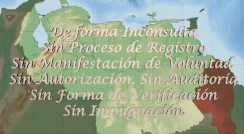 Fraude Constituyente paso a paso (Video)