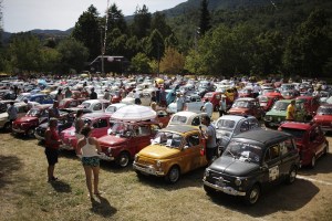 Más de 1.200 Fiat 500 reunidos para los 60 años de un icono