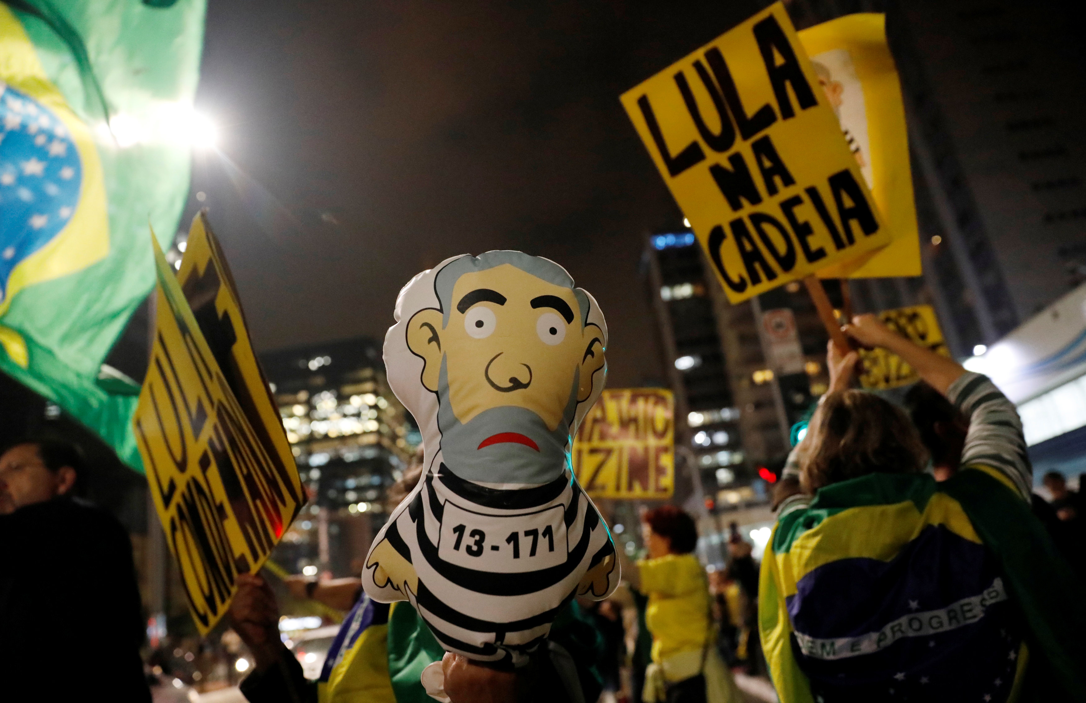 En Fotos: Así celebró Brasil la condena a Lula Da Silva
