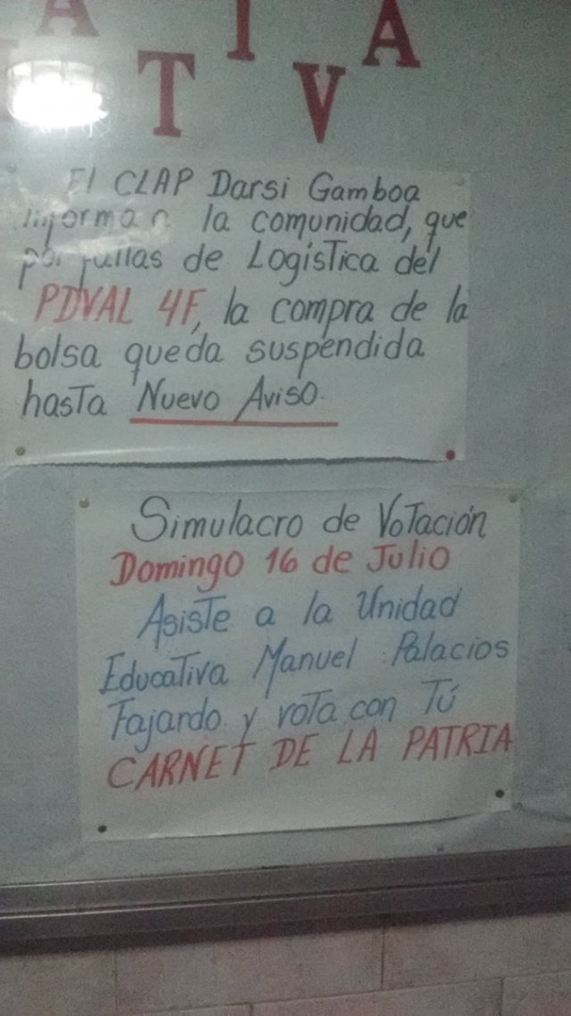 Foto: En el 23 de enero llaman al participar en el simulacro del CNE con el carnet de la patria  /  Jackson Gonzalez