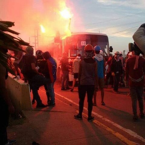 Represión en Anzoátegui / Foto: @SegoviaBastidas